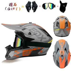 VGV Motocross Motorcycle Helmet Off-Road Helmet DOT certified Three Piece Giveaway Men Women Adult child Available all seasons