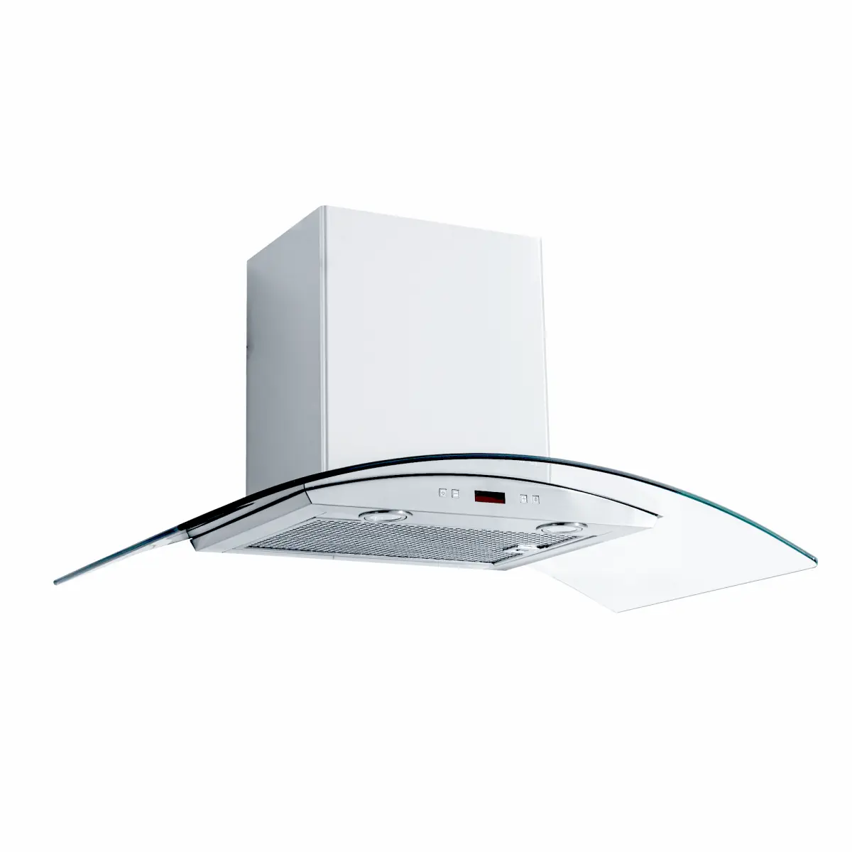 Proline PLFW 544 - Wall-Mounted Range Hood, 600 CFM | Convertible to Ductless, Stainless Steel Finish