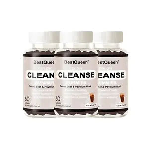 BestQueen Original Senna, Coconut Oil, & Psyllium Husk Colon Cleanse & Digestive Detox Support