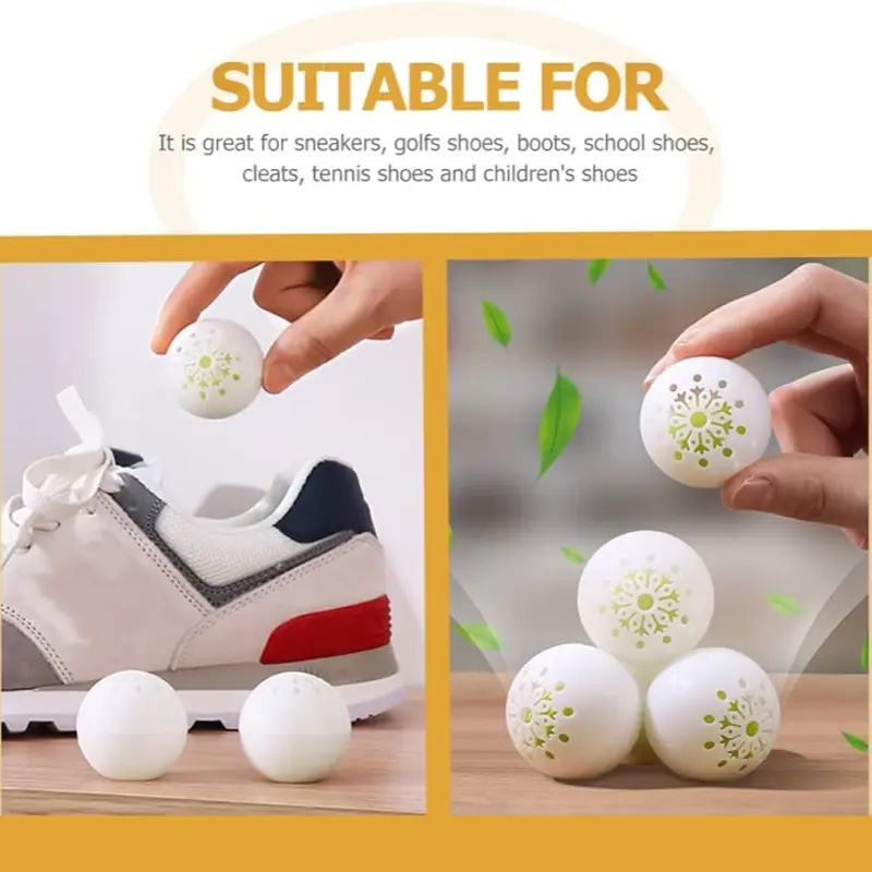 FreshGuard 6-Pack Air Freshening Scent Beads for Sneakers, Gym, Lockers, Home, Office, Car - No Battery Required