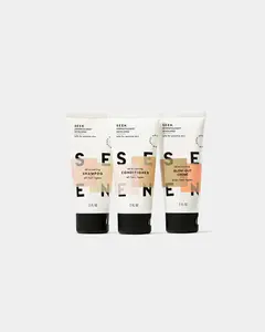 SEEN Travel Trio Set - Mini Shampoo Conditioner & Serum Gift Kit