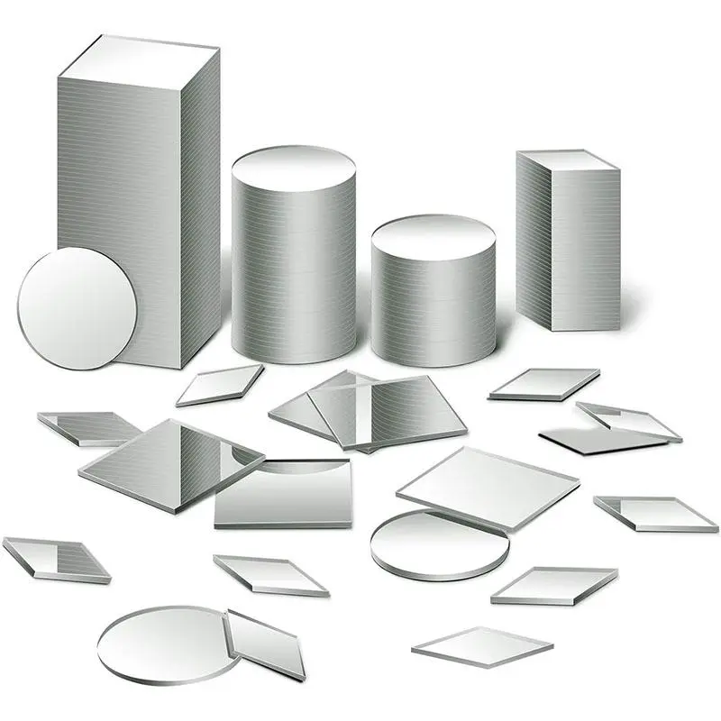 Mirror Tiles Sticker, 150/300pcs/set 3 Shapes Mirror Tiles Sticker, DIY Crafts Mirror Decorations, Decorative Sticker for Home Decor, Ornaments, Stickers Mirror, Decoration Items