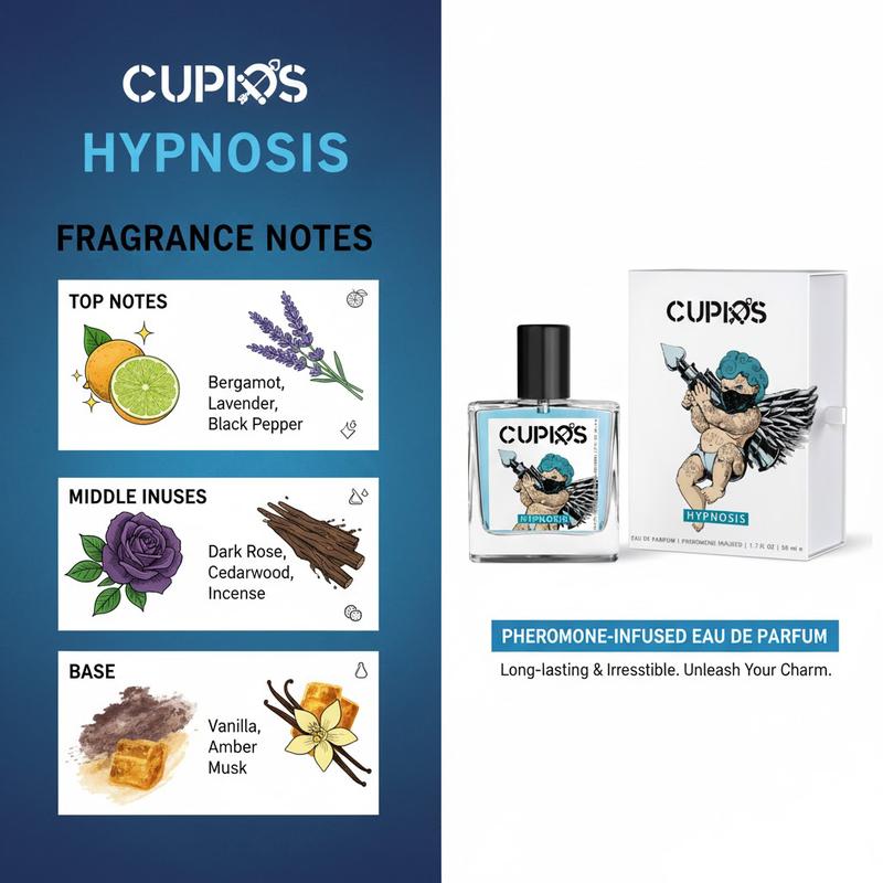 Cupid's Hypnosis 2.0 EDP 50ml | Pheromone Cologne for Men | Long-Lasting Magnetic Scent to Attract | Fresh & Seductive Fragrance