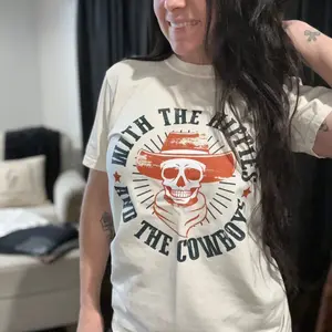 Hippies and cowboys tee