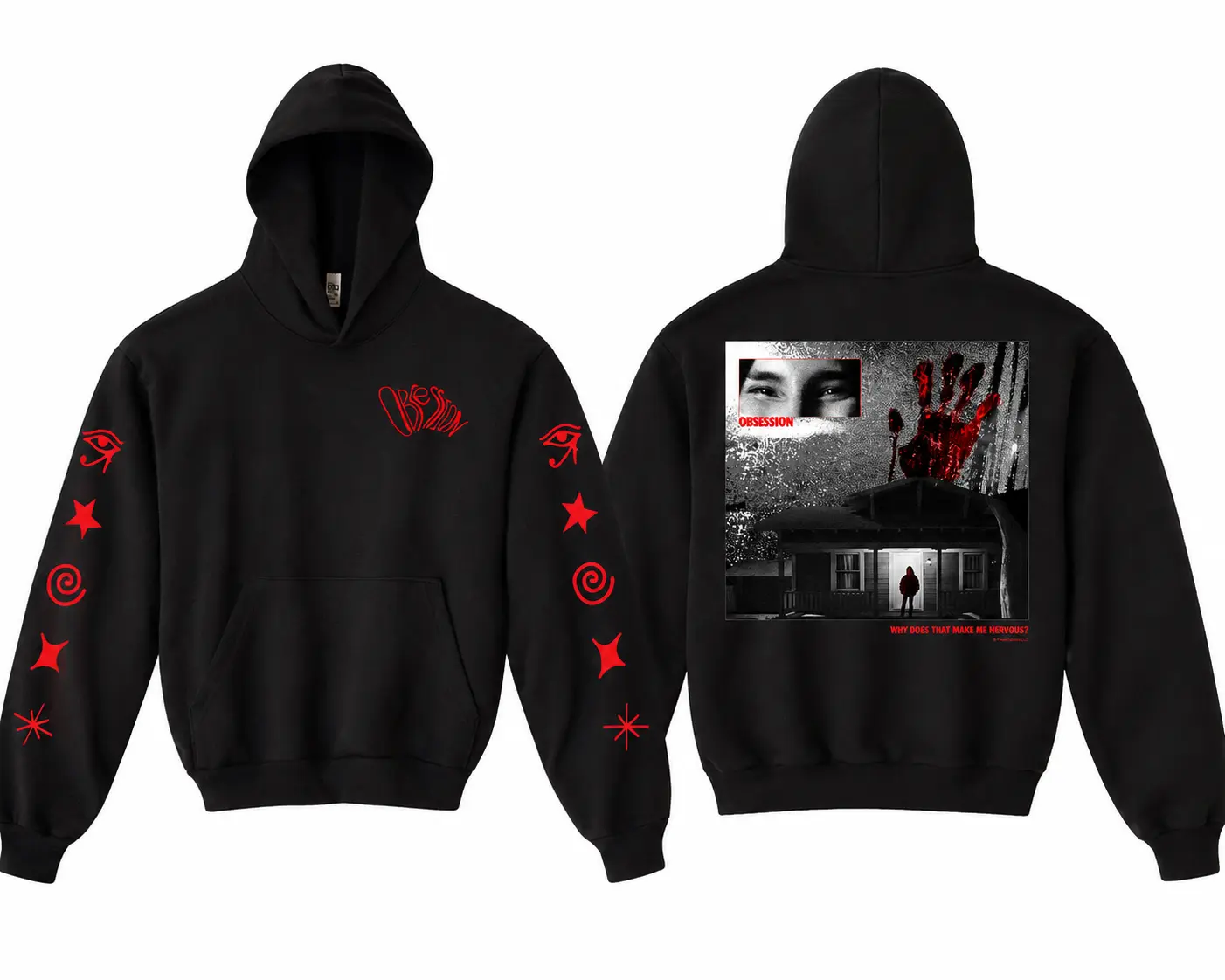 Obsession Stalker Hoodie, Obsession Movie Tee