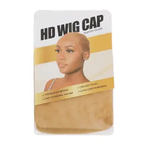 OQHAIR 1 PACK Invisible HD Human Hair Wig Cap One Size Fits All