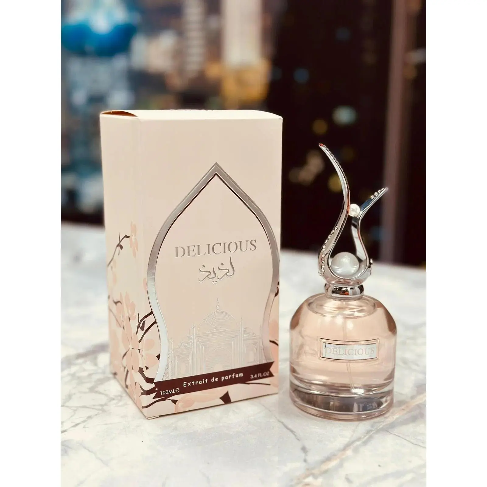 Extrait de Parfum for Women, Alcohol-Free Fruity Sweet Floral Perfume with Vanilla & Rose, Elegant Long-Lasting Concentrated Scent, 100ml (3.4oz), Elegant Fragrance, Floral Scents Perfume, Floral Fragrances