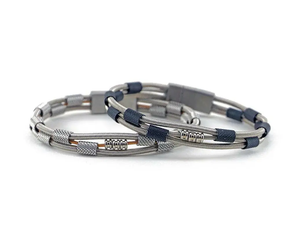 Dave Recycled Bass Guitar String Bracelet