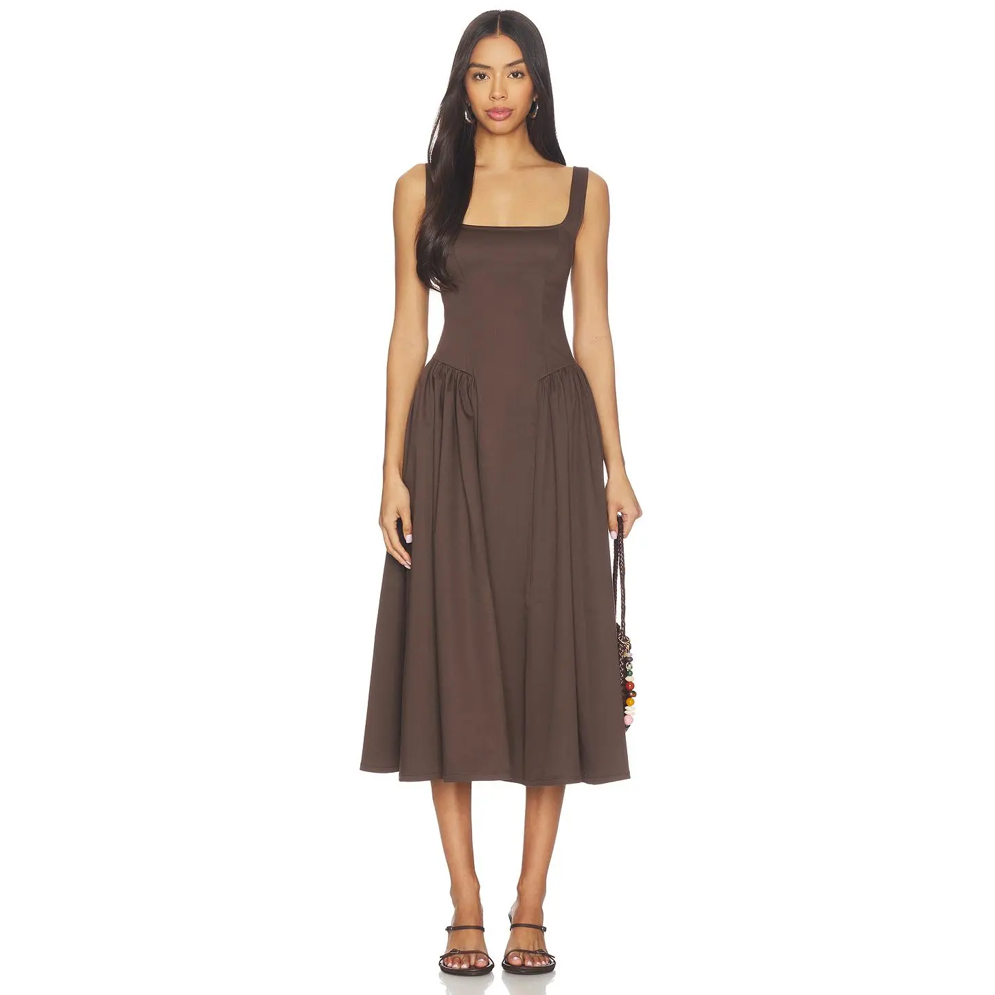 Tularosa Gracyn Dress in Dark Brown