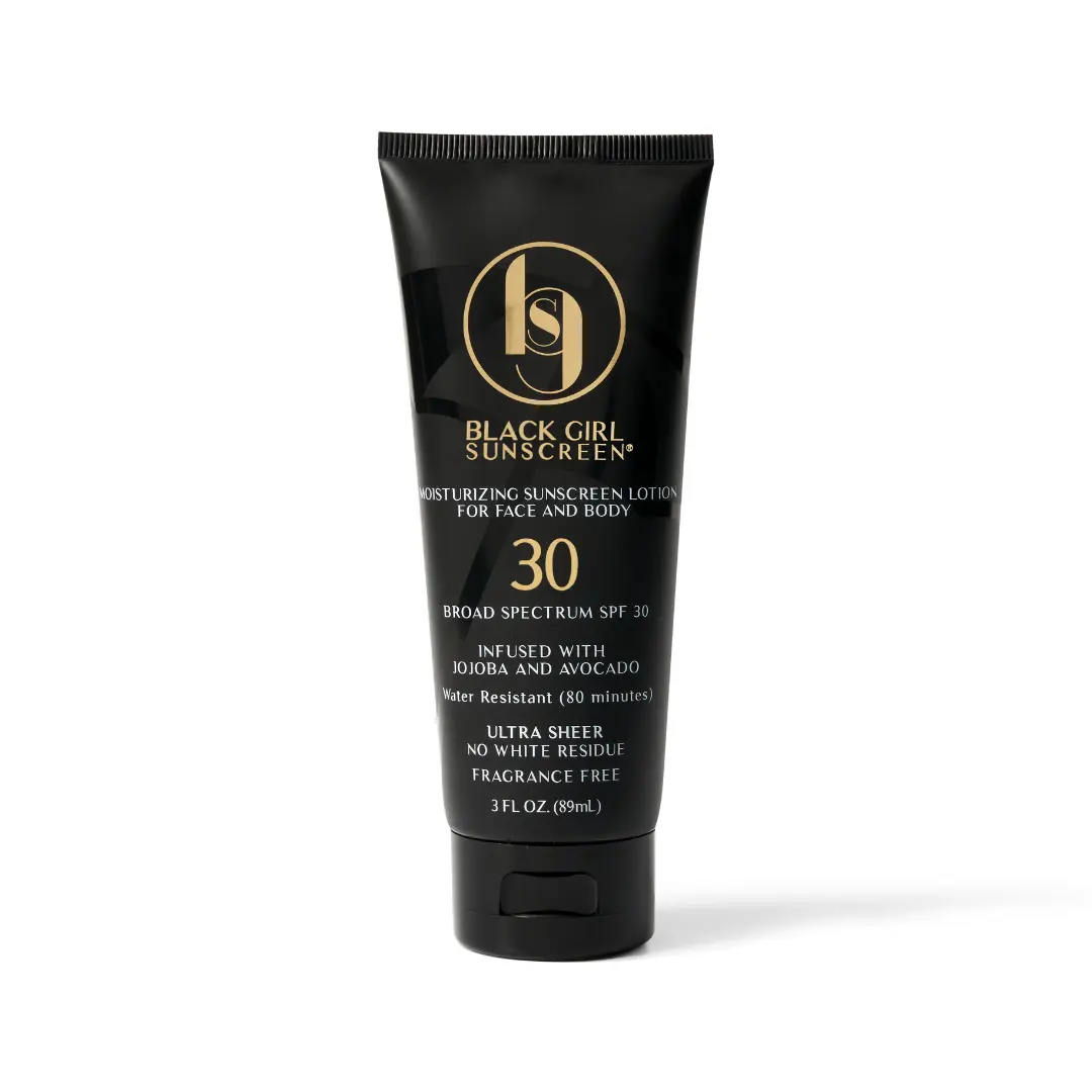 Black Girl Sunscreen SPF 30 for Dark Skin - No White Cast Moisturizing Face & Body Sunscreen Lotion with Avocado & Jojoba Black Girl Sunscreen SPF 30 for Dark Skin - No White Cast Moisturizing Face & Body Sunscreen Lotion with Avocado & Jojoba