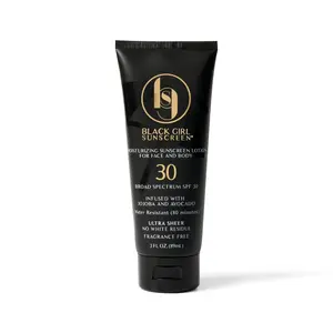 Black Girl Sunscreen Broad Spectrum SPF 30 - Moisturizing & Skin Repair Formula for Face and Body Care Black Girl Sunscreen Broad Spectrum SPF 30 - Moisturizing & Skin Repair Formula for Face and Body Care