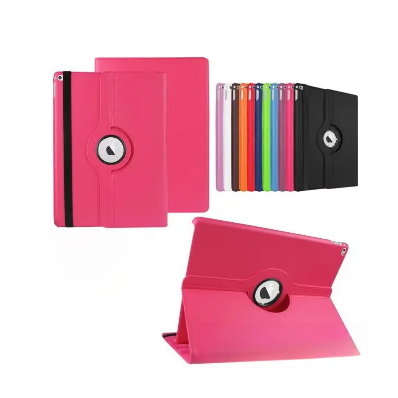 360 Rotatable iPad Case with Stand, Hard PC Back Cover for iPad Pro 11" & 12.9", Mini, Air 3, iPad 9/8/7/6/5 (9.7"), Magnetic Smart Folio, Shockproof Protective Shell for Multiple iPad Models