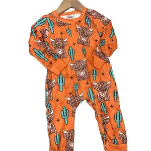 baby boy clothes hignland cow boy romper newborn baby winter romper western clothing cowboys wear