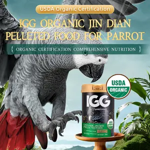 IGG Organic Parrot Pellets 550g For Budgies, Cockatiels, Lovebirds, Conures & African Greys