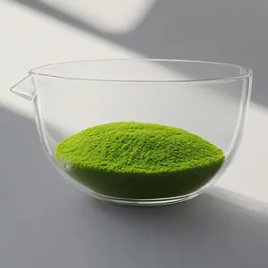 Glass Matcha Bowl With Spout,1 Pack Handmade Clear Glass Chawan Matcha Green Tea Whisk Bowls,Japanese Style Cute Salad Mixing Bowl Cup
