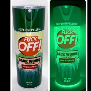 Fuck Off 20 oz Tumbler skinny straight