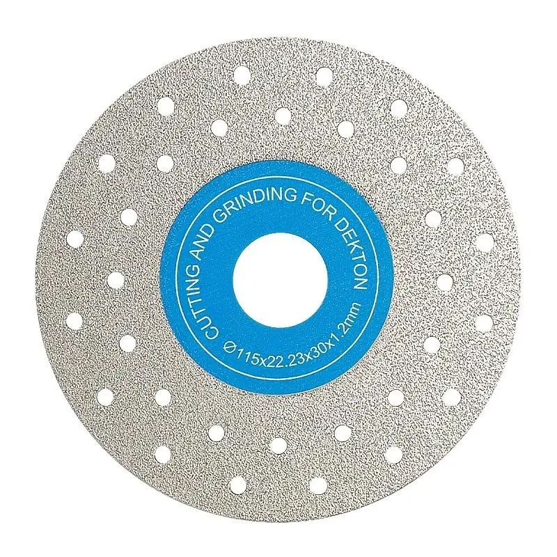 115mm Diamond Cutting Blade with Clean Cuts, Precision and Durability for Ceramic and Tile, Edge Grinding Tool for Angle Grinder, No Chip Cutting Solution