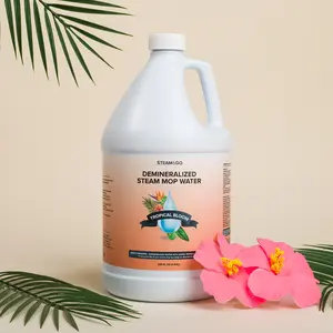 Tropical Bloom Scented Demineralized Water for Steam Mops Cleaning Household