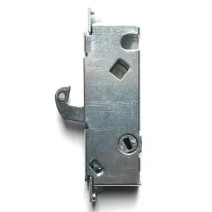 Sliding Patio Door Mortise Lock, 45 Degree Keyway, 3-11/16" Holes -DL-701 STAINLESS STEEL