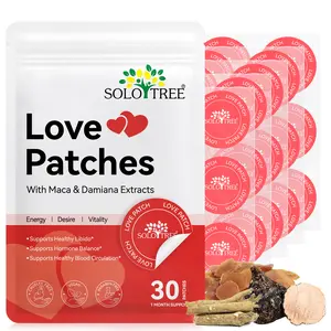SOLOTREE Love Patches with Damiana Extracts 30 pcs/pack Apply to waist or inner thigh Invisible wear under clothing Suitable for daily use