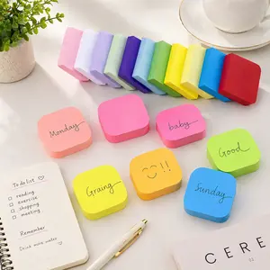 12 Pack Mini Sticky Notes 1200 Sheets  | Colorful Self Adhesive Memo Pads | Study, Office & Planner Must Have