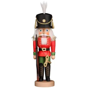 Christian Ulbricht Classic Red Toy Soldier Nutcracker Christmas Decoration