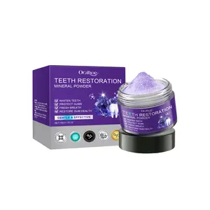Purple Beauty Powder, Gently Cleans And Protects Teeth For Long Lasting Freshness And Removes Stains And Yellow Teeth