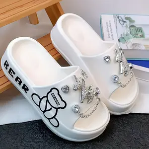 2024 New Women'S Colorful Pony Suit Slippers, One-Strap Slippers for Outdoor Wear, Comfortable, Durable, And Good-Looking, Casual, Generous, Lightweight, And Comfortable Outdoor Wear Beach Sandals, Suitable for Home Wear