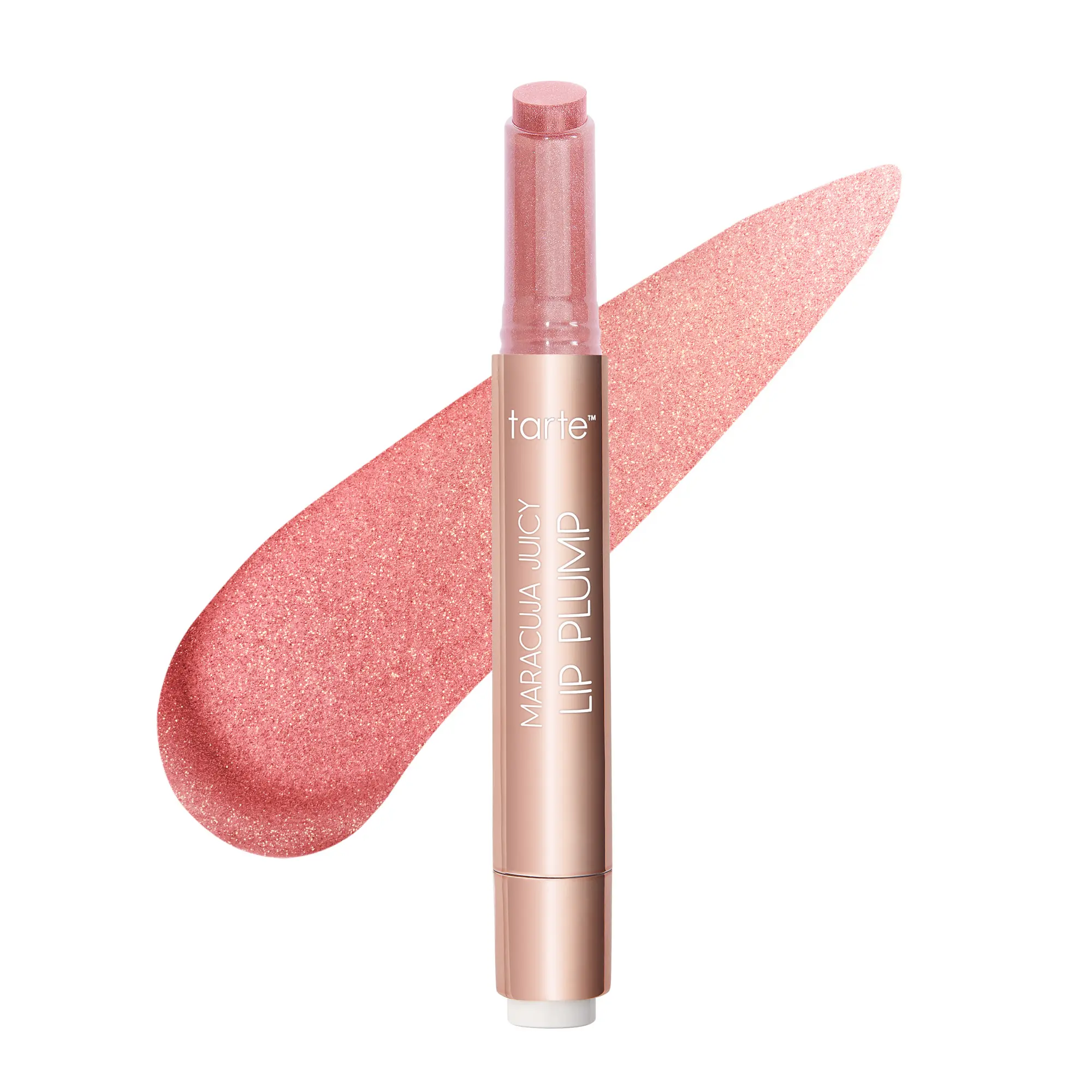 rose quartz shimmer glass