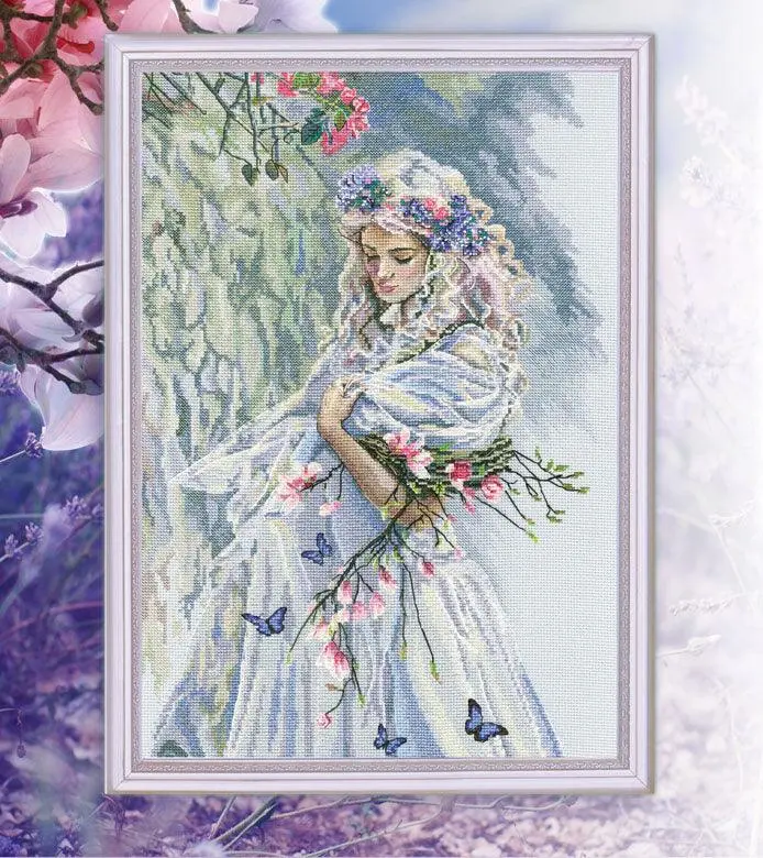 Tree Nymph Counted Cross Stitch Kit by RTO M725