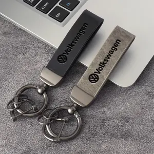 Car Key Chain Leather Key Ring For Volkswagen VW Golf Tiguan Jetta Transporter Passat Polo Touran GTD Scirocco GTI Keychain