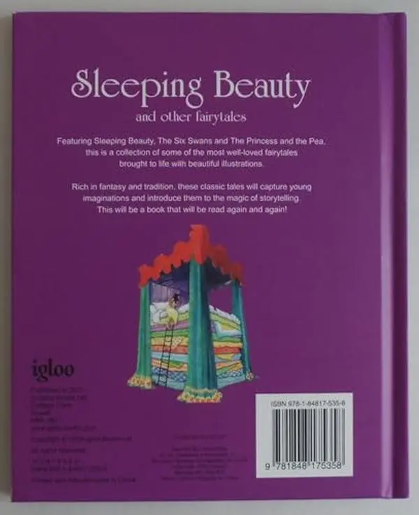 USED Book - Sleeping Beauty and Other Fairytales (3-in-1 Fairytale Treasures) by Igloo Books (Hardcover) - english