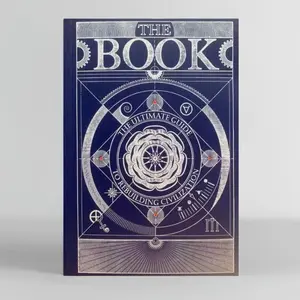 The Book - Ultimate Guide to Rebuilding Civilization, A5 Paperback Adult Science Encyclopedia Featuring 400+ Illustrations, Esoteric Art Design for Civilization Building & Self-Growth