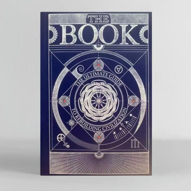 The Book - Ultimate Guide to Rebuilding Civilization, A5 Paperback Adult Science Encyclopedia Featuring 400+ Illustrations, Esoteric Art Design for Civilization Building & Self-Growth