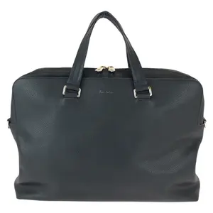 Pre-owned Paul Smith Calfskin Tote Bags Multistripe Leather Briefcase