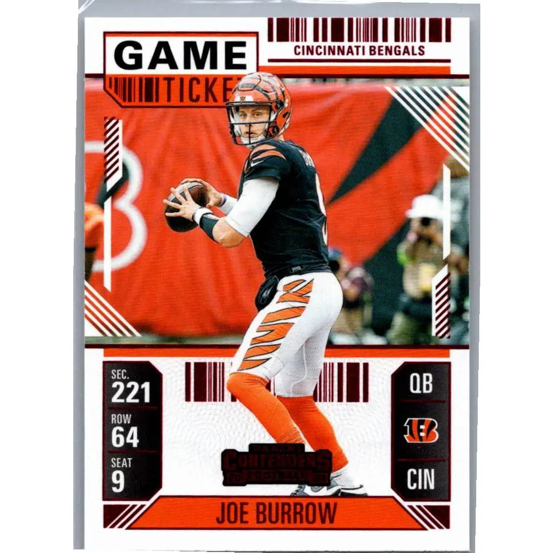 2024 Panini Contenders #20 Joe Burrow Game Ticket Red