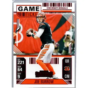2024 Panini Contenders #20 Joe Burrow Game Ticket Red