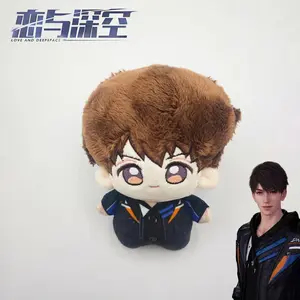 Game Love And Deepspace Caleb Dolls Cosplay Plush Stuffed Cute Doll Key Chain Room Decoration Accessories Props Unisex Gifts