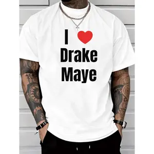 T - shirt with “I [Heart] Drake Maye” design, for fans showing support