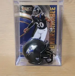Ed Reed Mini Football Helmet Sports Box