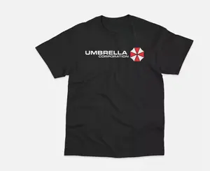 Umbrella Corporation Corp Inspired by Resident Evil Printed T-Shirt Menswear Top