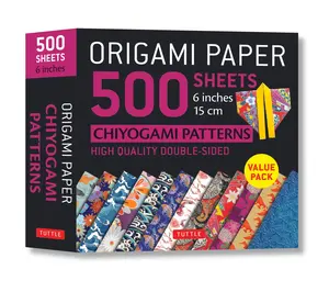 Origami Paper 500 Sheets Chiyogami Patterns 6 15cm: Tuttle Origami Paper: Double-Sided Origami Sheets Printed with 12 Different Designs (Instructions -- Tuttle Studio - Other