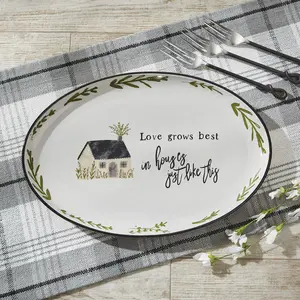 Home Together Oval Platter
