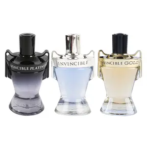Bundle Perfumes Invincible, Invincible Platinum, Invincible Gold for Men Eau De Toilette Vaporisateur Natural Spray 100ml 3.4fl.oz.