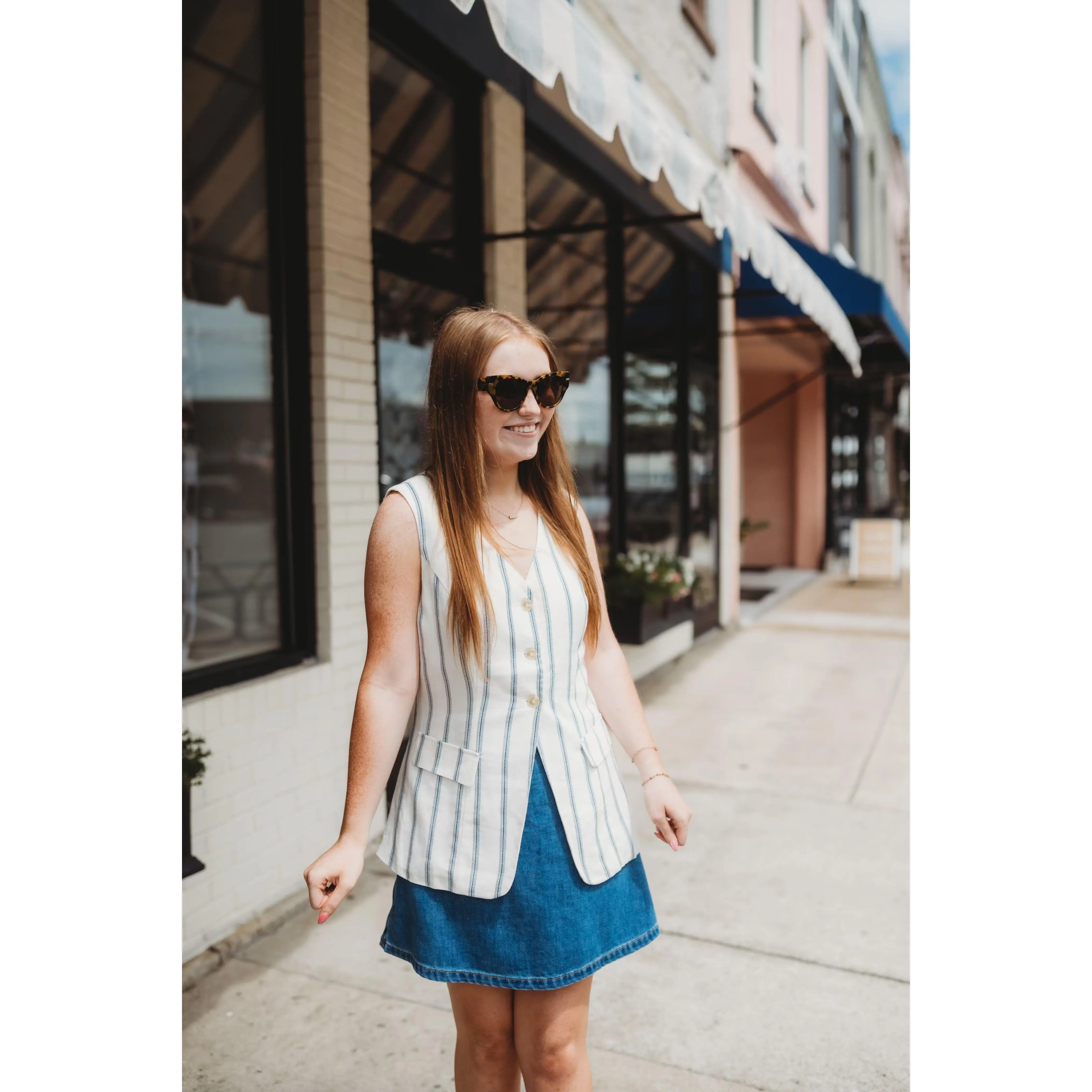 Strive V-Neck Longline Vest