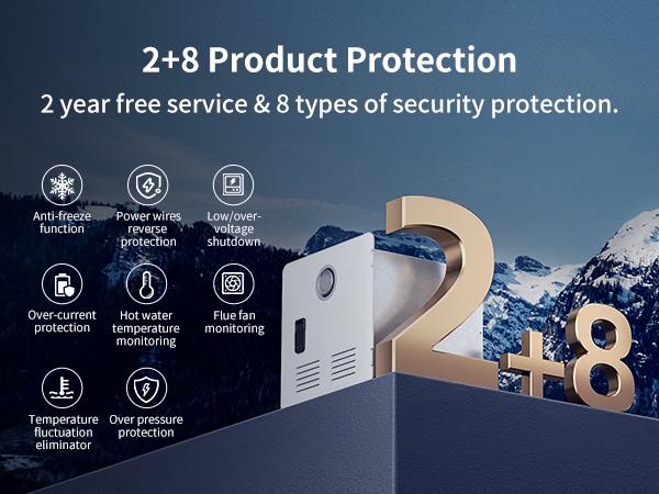 65,000 BTU RV Tankless Water Heater, High Altitude Available, 12V, CSA Certificated, with Multi-function Controller, On Demand Instant Hot Water Heater, Compatible with all RVs