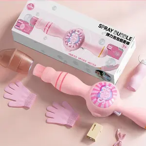 Magic Fog Bubble Wand - Elastic Hand Clap Toy, Soft Adjustable Mist, ABS Plastic Fun Science Tool, Bubble Fog Machine, Kids' Gift for Birthday & Spring Holidays Interaction, Bubble Fog Machine Toy