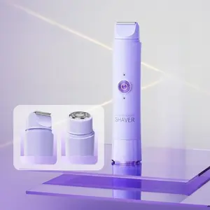 Dual-head Ladies Shaver, Body Hair Trimming, Portable Electric Hair Remover