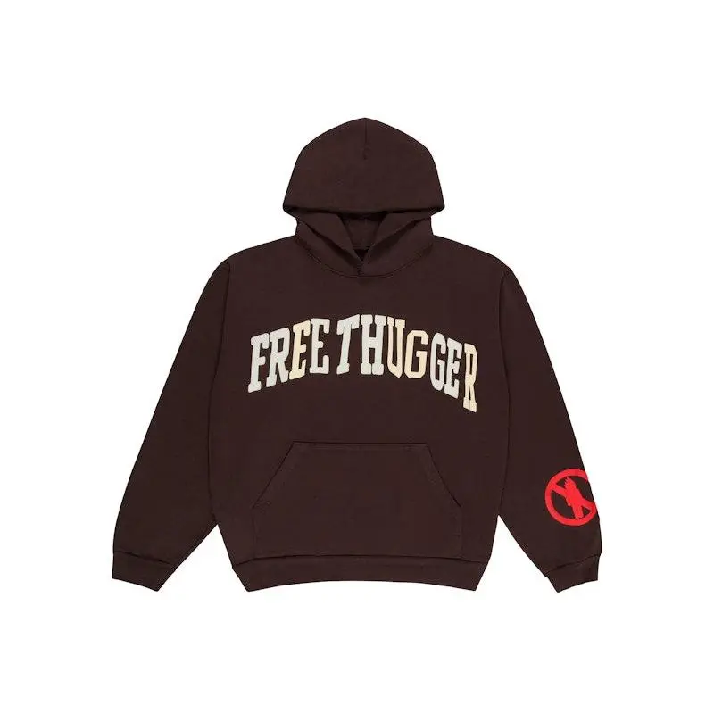 Travis Scott x Cactus Plant Flea Market "Free Thugger" Hoodie Brown (men) by StockX