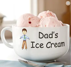 Dad's Ice Cream Character Bowl